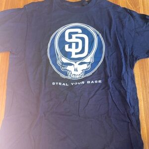 Men's Liquid Blue Padres Grateful Dead Collab Size Medium